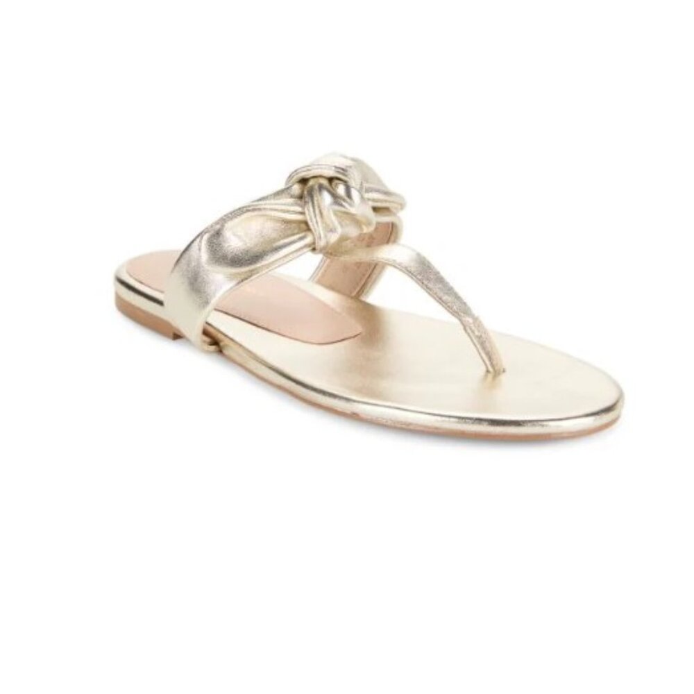 STUART WEITZMAN Leather Flat Sandals